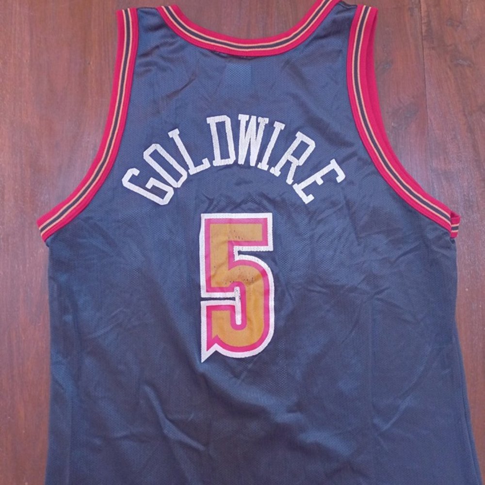 Champion Anthony Goldwire Denver Nuggets NBA Basketball Jersey Adult Medium 40